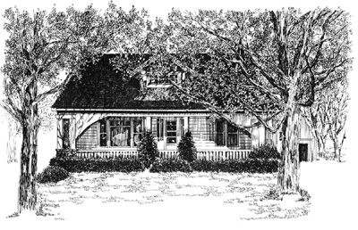 Sketch of Boston Home