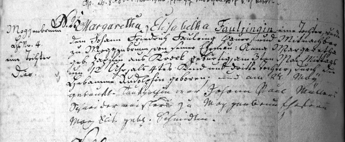 Baptismal Record