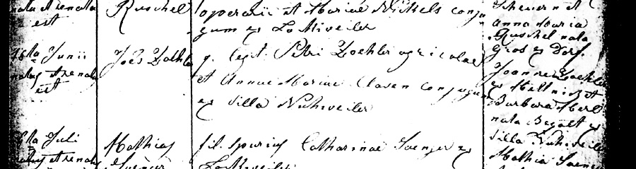 Baptismal Record