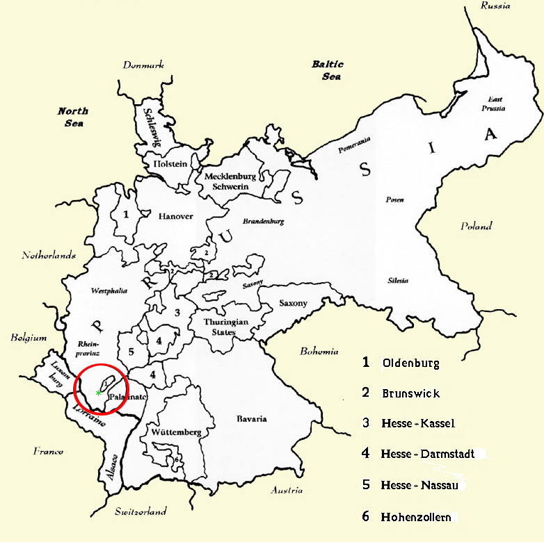 Map of Germany