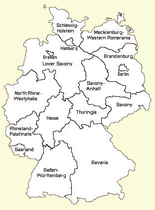 Map of Germany