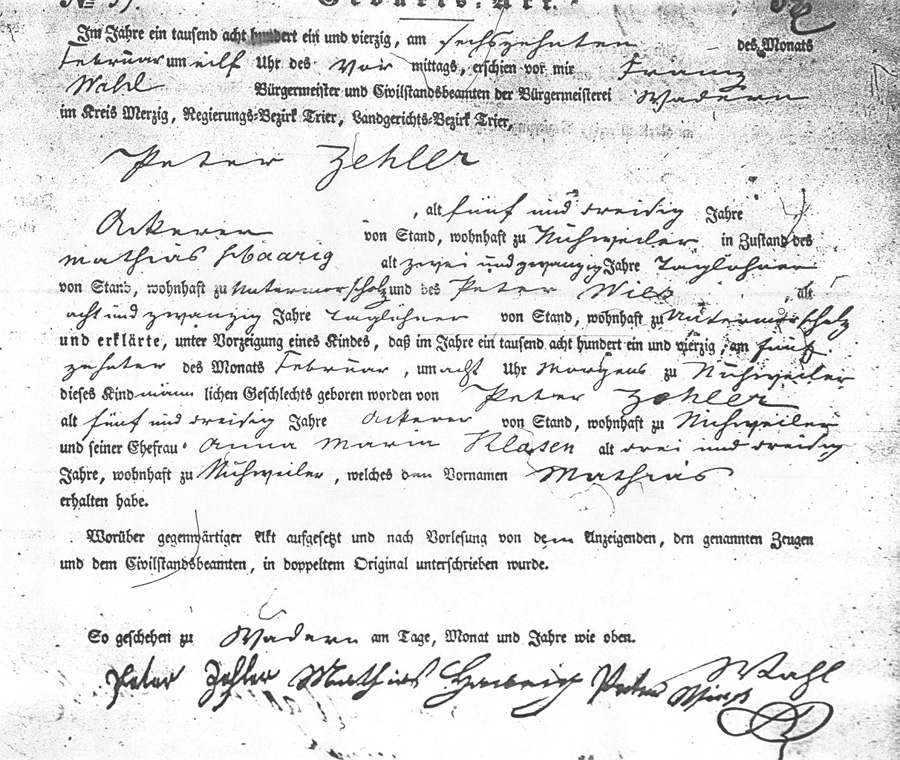 Baptismal Record