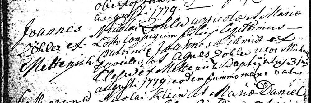 Baptism Record